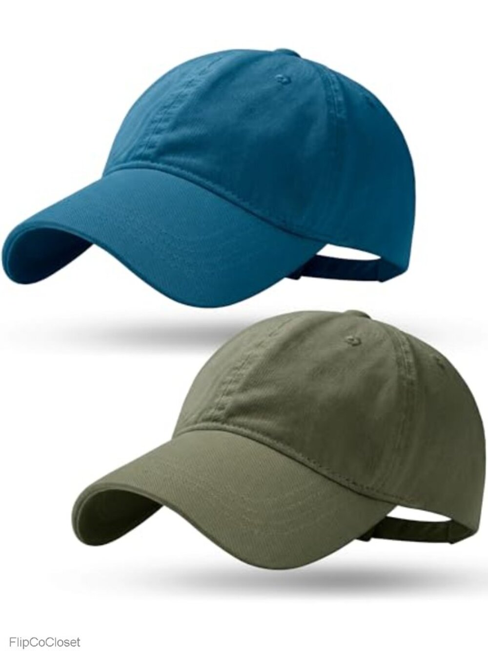 Unisex Washed Cotton Unstructured Adjustable Baseball Cap Golf Dad Hat